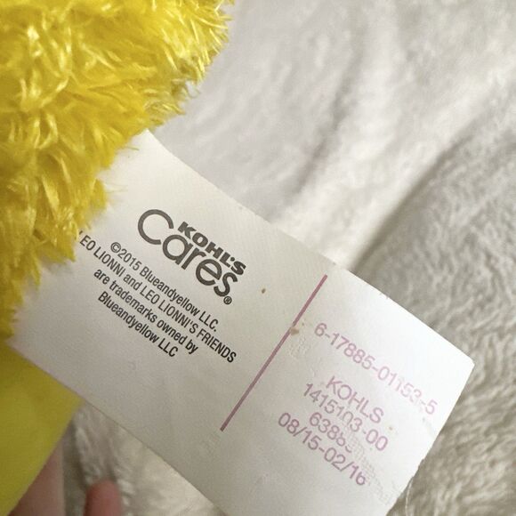 Kohls Cares A Color Of His Own Leo Lionni Rainbow Chameleon Stuffed Plush 13" - Picture 5 of 7